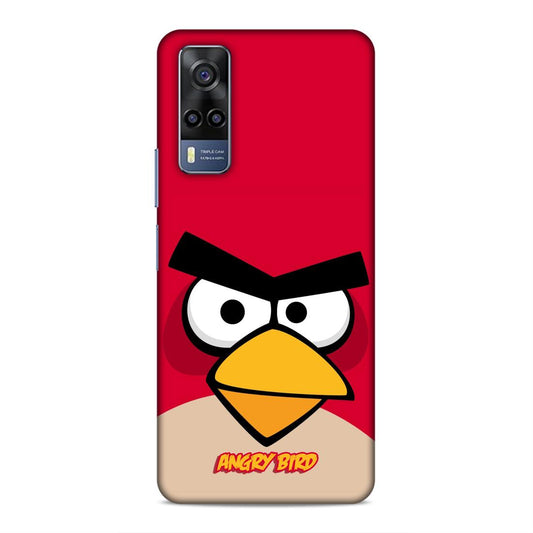 Angry Bird Yellow Name Hard Back Case For Vivo iQOO Z3 / Y53s 4G