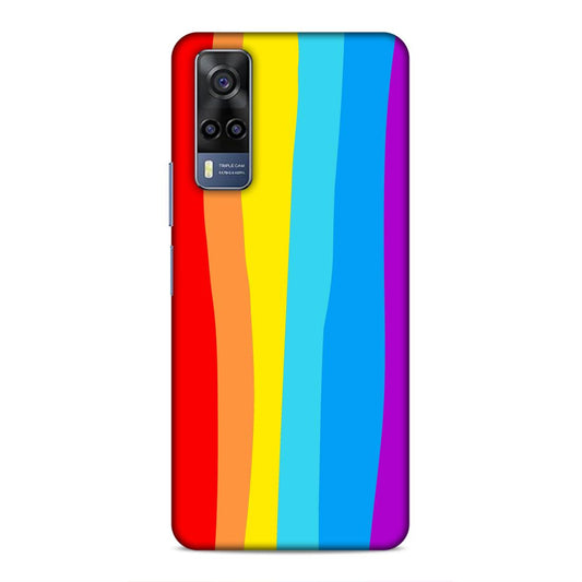Rainbow Hard Back Case For Vivo iQOO Z3 / Y53s 4G