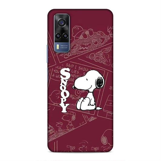 Snoopy Cartton Hard Back Case For Vivo iQOO Z3 / Y53s 4G