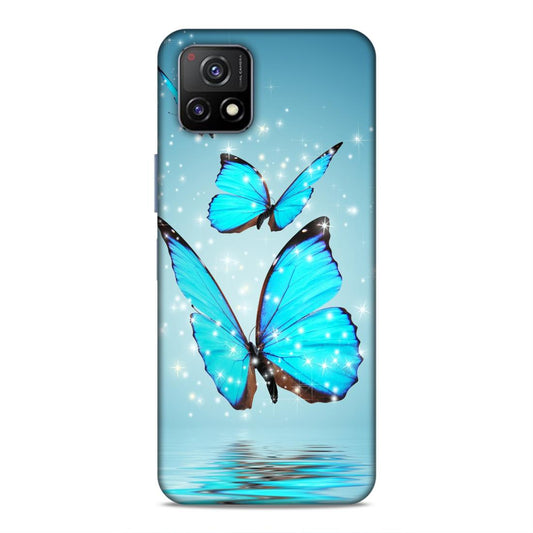 Blue Butterfly Hard Back Case For Vivo Y72 5G