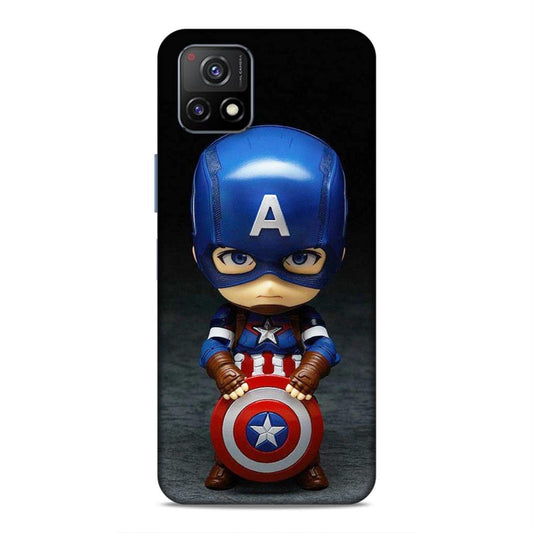 Captain America Hard Back Case For Vivo Y72 5G