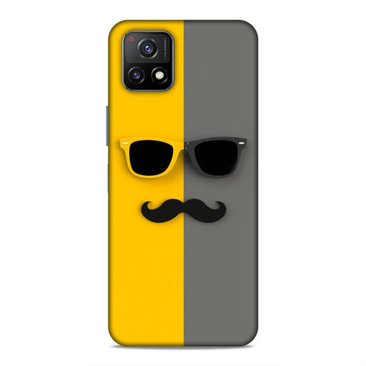 Spect and Mustache Hard Back Case For Vivo Y72 5G