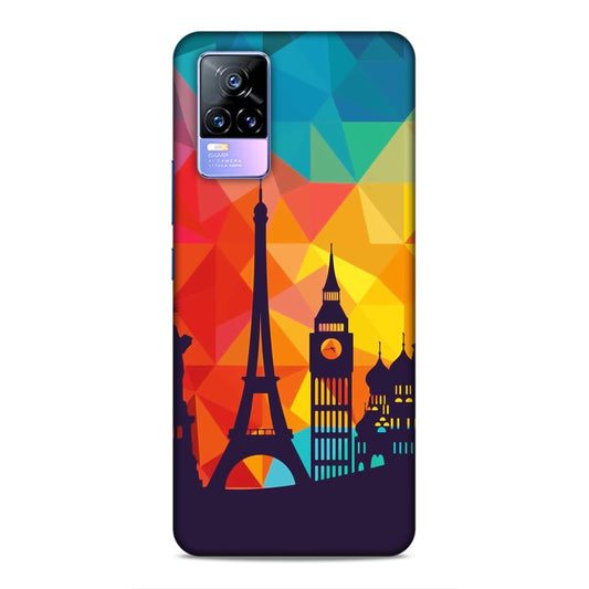 Abstract Monuments Hard Back Case For Vivo V21e 4G / Y73 2021